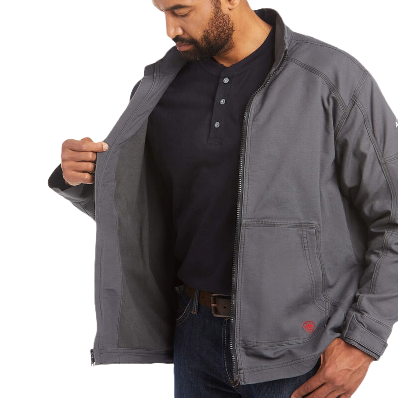 Ariat FR DuraLight Cordura Canvas Field Jacket - Gray from Columbia Safety